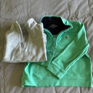 Vineyard Vines Green and Gray Kids Sweatshirts
